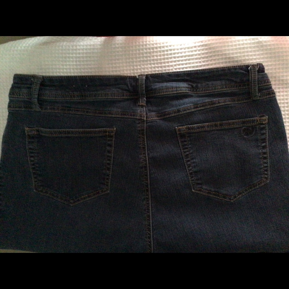 Denim skinny jeans